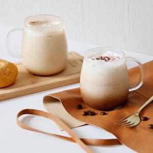 항아리 내열유리 머그컵 600ml