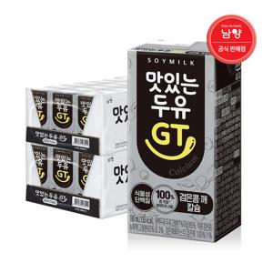 맛있는두유GT 검은콩깨칼슘 190ml 48팩
