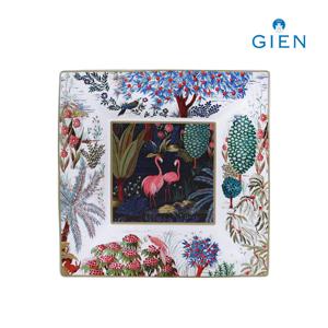 자르뎅 뒤팔레 깊은 사각 접시 1p (22x22cm)
