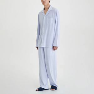 남 피치스킨 10부 파자마 세트_체크 (3 colors)