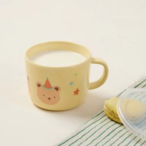 파티베어 멜라민 뚜껑 머그컵 200ML 곰
