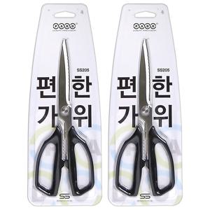 송원에스엘 파도날 편한가위 SS205 잘드는 다용도 고기가위 0205