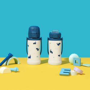 스테인리스 아기고래 유아텀블러 300ml