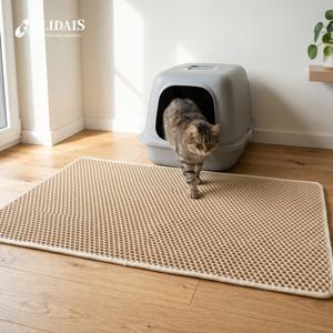 쏘옥 벌집 고양이 모래매트 사막화방지 모래 발판 70x120cm