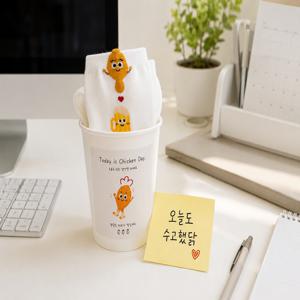 치킨 남녀공용 국산 중목양말 복날 응원 캐릭터 양말선물세트 센스있는 선물
