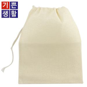 국산 천연 삼베주머니(대) 27x32 면보 거름망 육수망