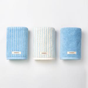 스트라이프 호텔수건 1장(마리나 블루 3종)