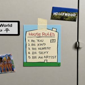 555museum 일러스트 엽서 - House Rules