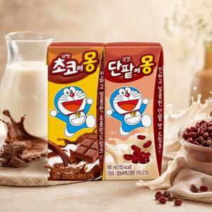 초코에몽 190ml 12팩 + 단팥에몽 190ml 12팩