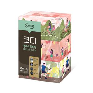 행복이 톡톡톡 200매  x 3개입 1팩