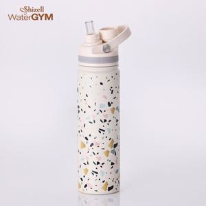 쉬젤 워터짐 SUS304 테라조 마그넷 텀블러(자석뚜껑) 700ml