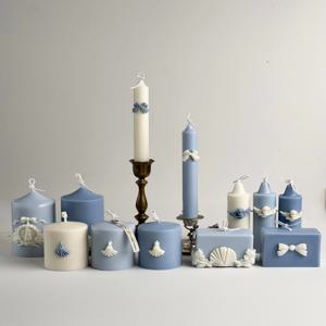 빈티지캔들 블루 Vintage Candle Blue 오브제캔들 소이캔들