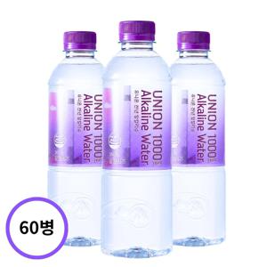 유니온 천년알칼리수 500mlX60개 생수 샘물