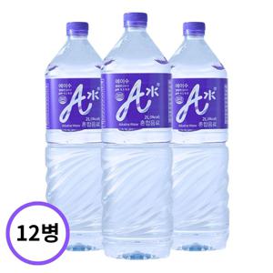 에이수 Rap 알칼리 암반수 2Lx12개 생수 샘물