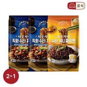 수타식 직화 & 유니짜장면 키트 720g 3개 골라담기(6인분)