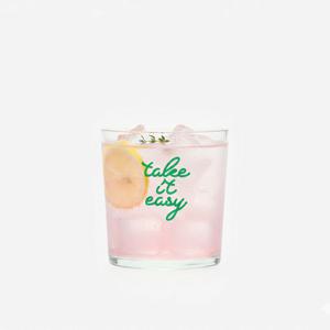 [45%쿠폰] 글라스 유리컵 그린 01 - Take it easy 유리잔