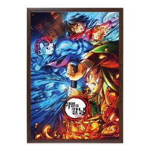 귀멸의칼날 무한성편 키비주얼 퍼즐 슬림 액자 세트 500P DF-K05-085