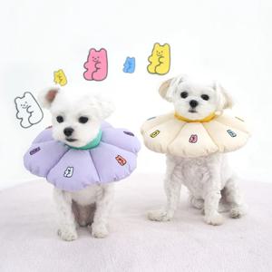 젤리 베어 넥카라 목쿠션 강아지 고양이 목 보호대