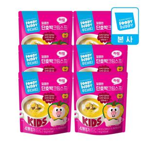 푸디버디 단호박 크림스프 150g x 6개