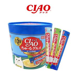 SC-212 CIAO 츄르 구루메 가다랑어&해산물 버라이어티 120p