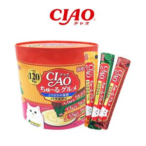 SC-213 CIAO 츄르 구루메 닭가슴살&해산물 버라이어티 120p