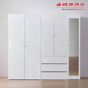 위드 키큰 모노 2200 광폭 옷장세트 서랍옷장형