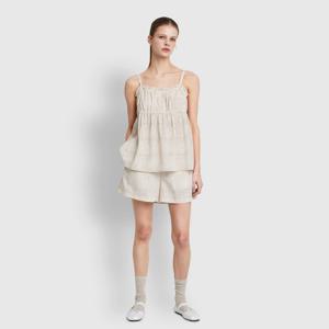 여 리오셀 스트라이프 3부 파자마 팬츠 (3 sizes)(2 colors)