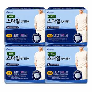 스타일 언더웨어 파워 중형 남성용 9개입 x4팩