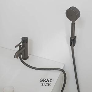 세면대수전 샤워겸용 수전 무광 샤워기 W36 매트그레이