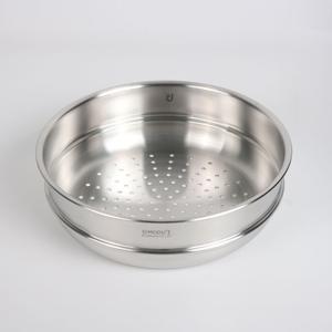 스텐 304 무연마제 찜기 24cm 멀티팬 전용