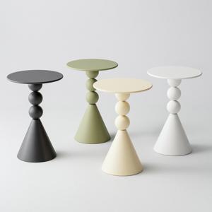 오브 라운드 거실 소파 침대 사이드 테이블 4colors