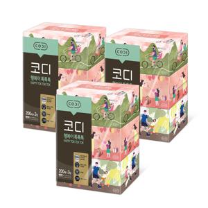 행복이 톡톡톡 200매  x 3개입 3팩