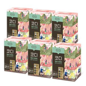 행복이 톡톡톡 200매  x 3개입 6팩