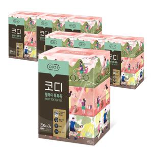 행복이 톡톡톡 200매  x 3개입 7팩