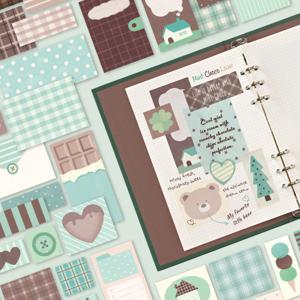 민트 초코 스티커팩 (102pcs)