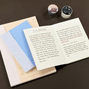 레코즈포라이프 프리노트 일기장 필사 드로잉 노트 패드
