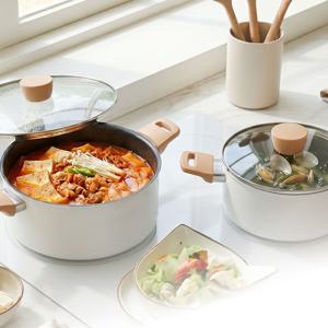 컴포트라인 IH 인덕션 세라믹냄비 2종 B세트(양손20cm+양손24cm)