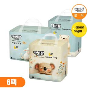 NEW 슈퍼드라이 오버나이트 팬티 혼합형6팩