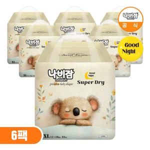 NEW 슈퍼드라이 오버나이트 팬티 특대형 22매X6팩
