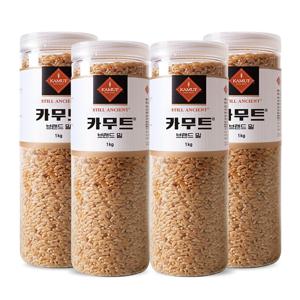 KAMUT 정품 카무트 순수 고대곡물 브랜드밀 1kgX4개(용기)