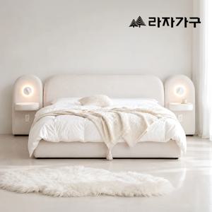 세라 조야 패브릭 호텔 서랍 수납 침대 프레임 LK 헤드형+하이필로우+협탁2