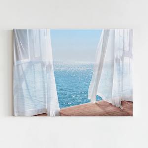 바다 창문 힐링 그림 인테리어 액자_over the ocean