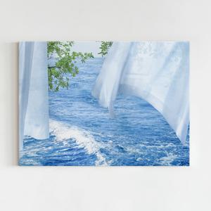 바다 창문 힐링 그림 인테리어 액자_in the ocean