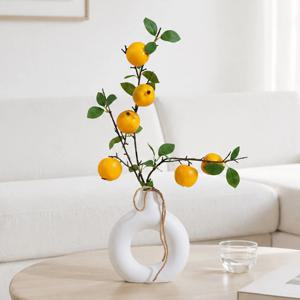 모형 과일 배 가지 화병 set 30x53cm 인테리어 조화 테이블 장식