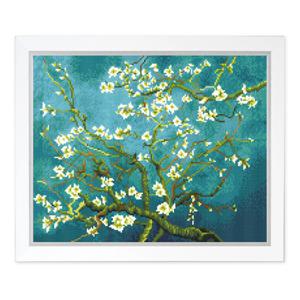 명화 고흐 아몬드나무 보석십자수 액자 세트 40x50