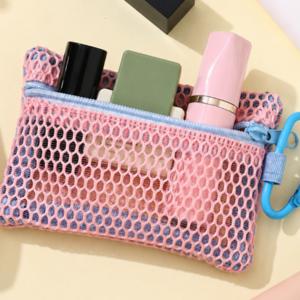화장품 여행용 메쉬 파우치 가방 여행 트래블 사각 미니 파우치 3COLOR
