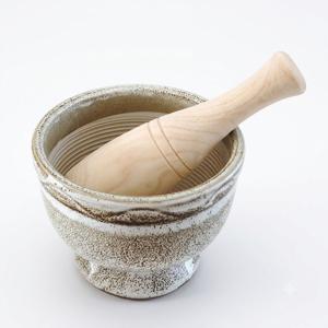 참 좋은 도자기 절구 3호 (지름 17 cm) 절구 깨갈이 마늘절구 김치절구