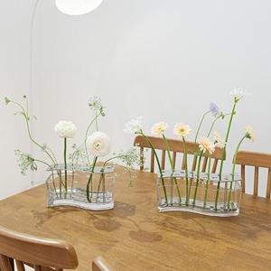 이케바나 화병 꽃병 웨이브 2size