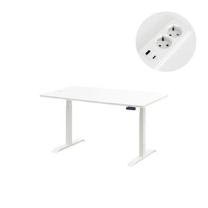 콰트로 모션데스크 노트북형 3단 C타입 최대 65W+빌트인콘센트 1400/1600/1800