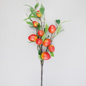 조화 천도 복숭아 나무 가지 96cm 과일모형
